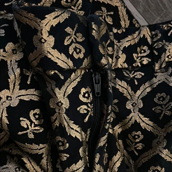 Old Navy Black and Gold Geometric Straight Leg Jumpsuit - Picture 12 of 16